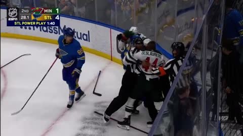 Blues vs wild fight