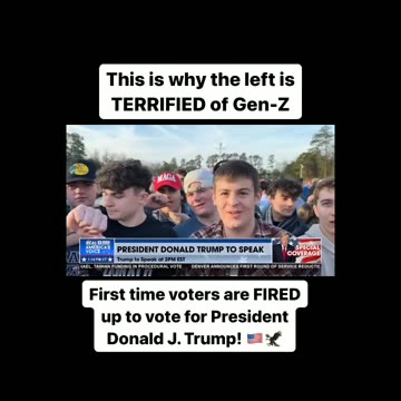 Genz are voting for trump bye bye bye biden its was nice knowing not 4/4/24