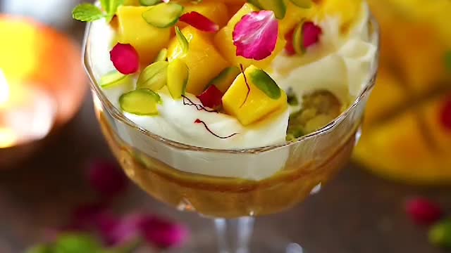 Mango Rasmalai Triffle