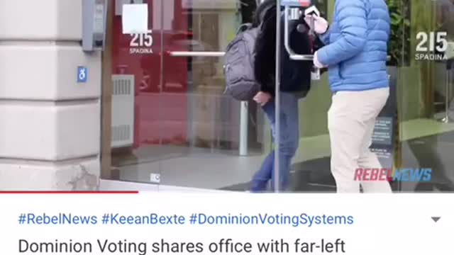DOMINION VOTING shares OFFICE SPACE with SOROS LINKED GROUP