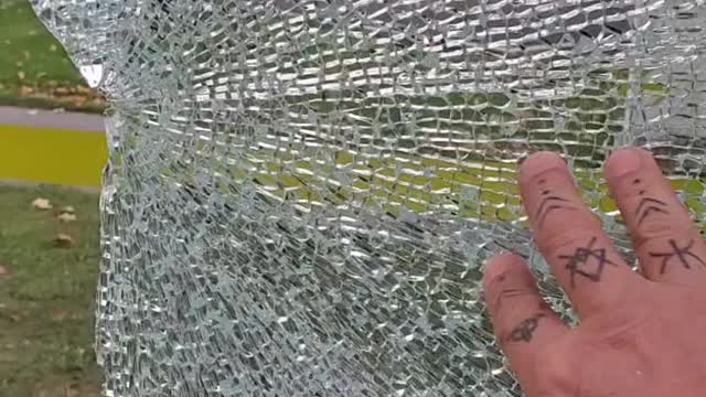Smash Bus Stop Window