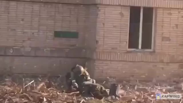 Heroic Russian soldier risking his own life to save his comrade! Hero!