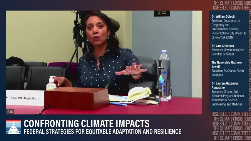 House Climate Committee Holds A Hearing On Confronting Climate Impacts