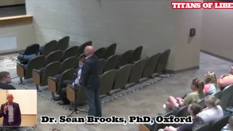 Dr Sean Brooks, PhD School Board Warning Covid Shot Effects