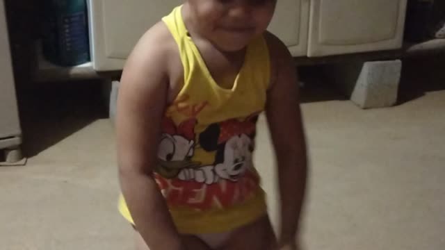 she says she's dancing