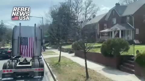 The People's Convoy was Able to Evade Police Checkpoints by Taking Residential Roads