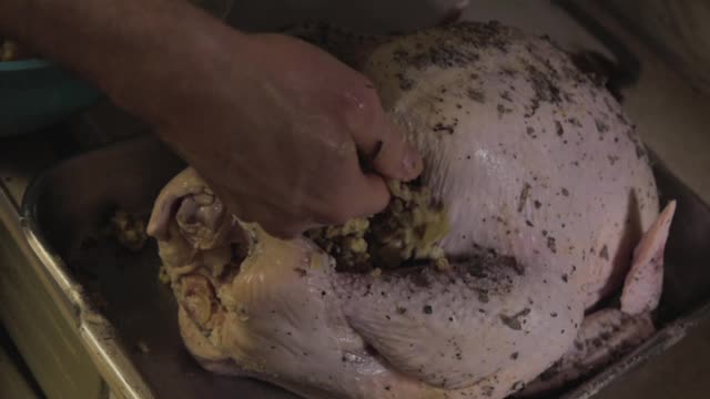 Prepping the Turkey