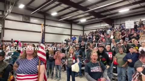 The People's Convoy Singing 'Amazing Grace' As They Head To D.C.