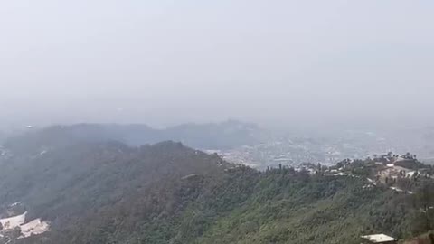 Hiking up to the hill