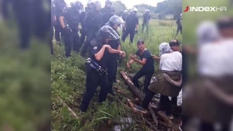 Video mladog migranta - pokušaj prelaska hrvatske granice