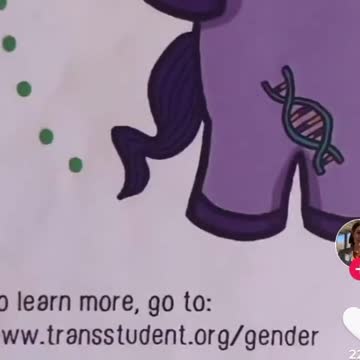 Insegnante di quinta elementare mostra la lezione per insegnare il genere e la sessualità.