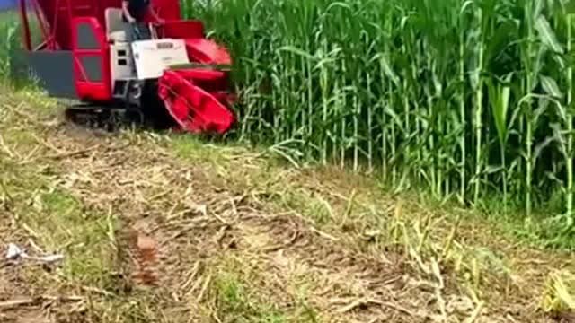 machinery testing at farm