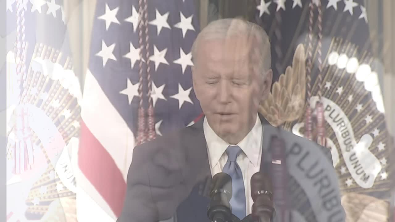 Biden Talks to Children