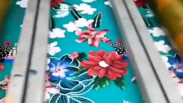 This is how they print on fabric.