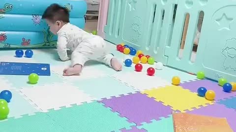 Our baby's first step