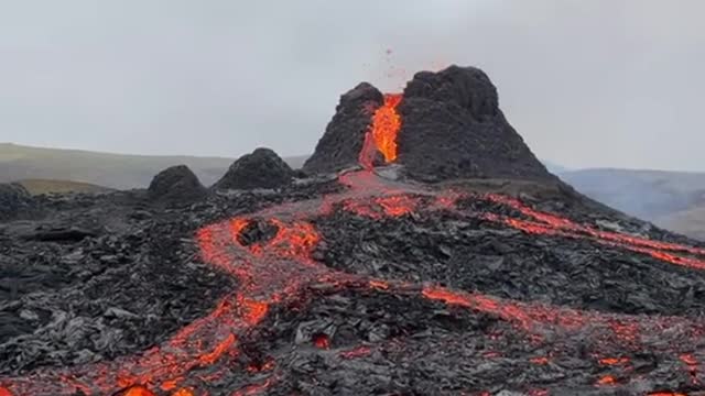 erupting volcano!!!!