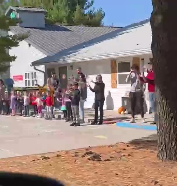 The Raccoon River Preschool welcomes President Trump