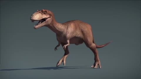 Dinosaur Running Animated