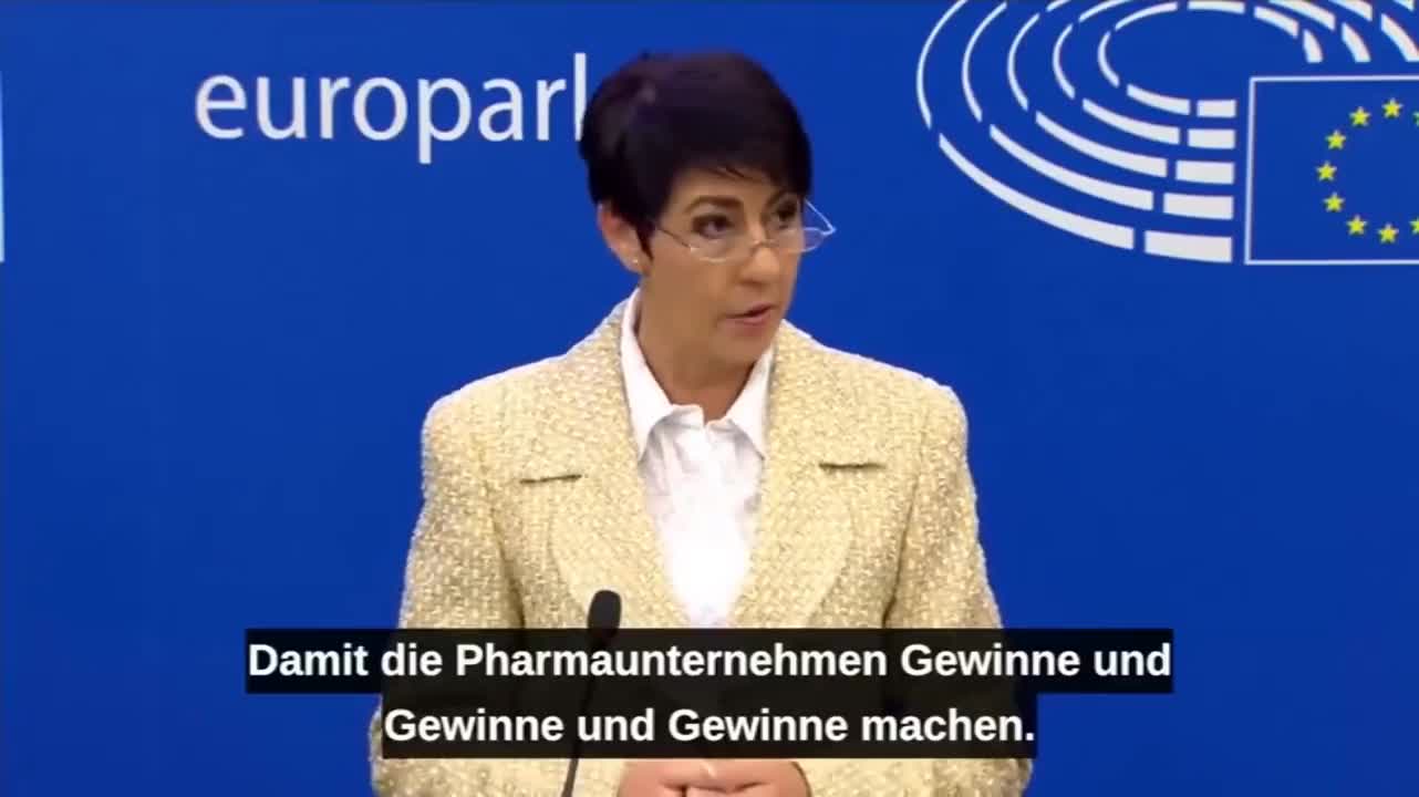 Christine Anderson German Alternative MEP has had enough of the Covid misinfo.