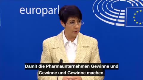 Christine Anderson German Alternative MEP has had enough of the Covid misinfo.