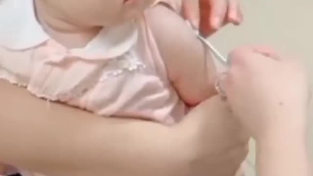 Funny cute baby