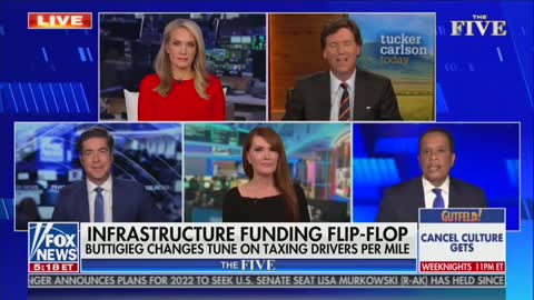 Tucker Carlson And Juan Williams Clash On Infrastructure Funding