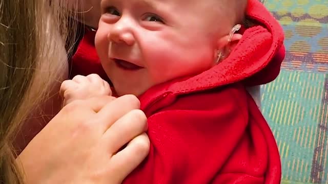 Cute Babies Hearing For The First Time Compilation || BABY VIDEOS