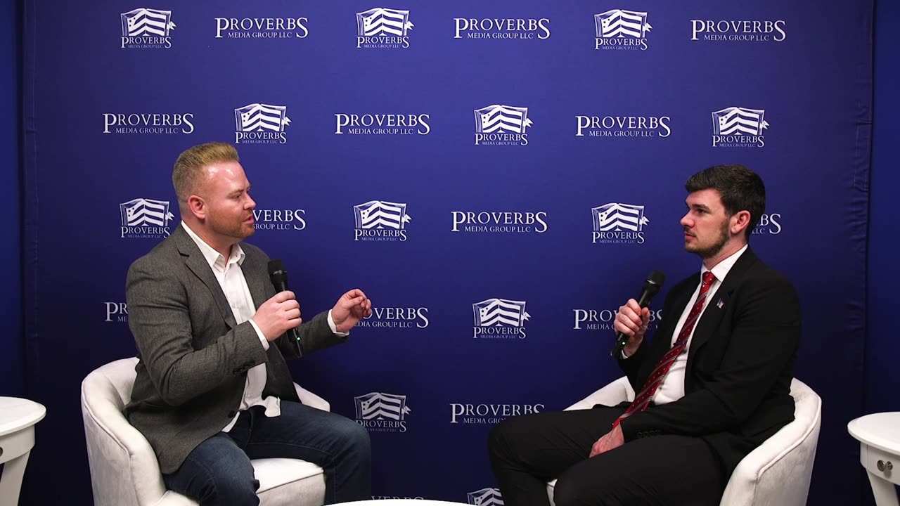 Proverbs Media Group's Jared Cummings Interviews Chad Nedohin @ CPAC 2023