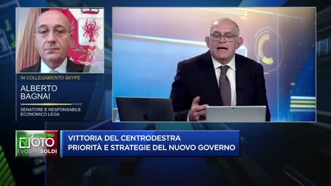 🔴 Intervista all'On. Alberto Bagnai, Responsabile economico Lega, su Class CNBC (26/09/2022).