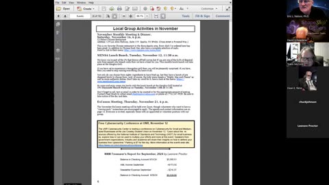November 21 2024 ExComm Meeting