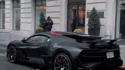 Bugatti divo in london.