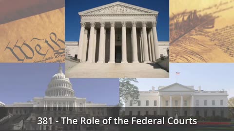 381 - The Role of the Federal Courts