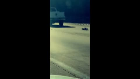Literally on the Freeway
