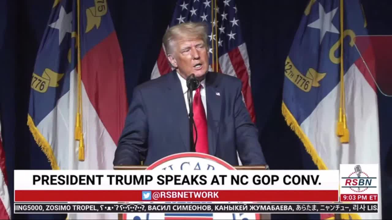 President Trump Speech 2021 NC GOP Convention 06-05-2021