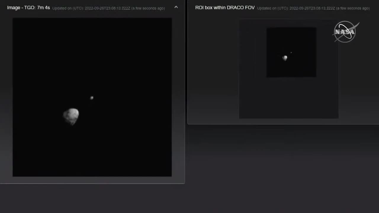 Watch a Live Feed from NASA’s DART Spacecraft on Approach to Asteroid Dimorphos