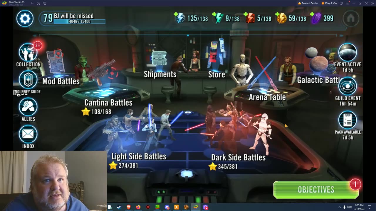 Star Wars Galaxy of Heroes F2P Day 83