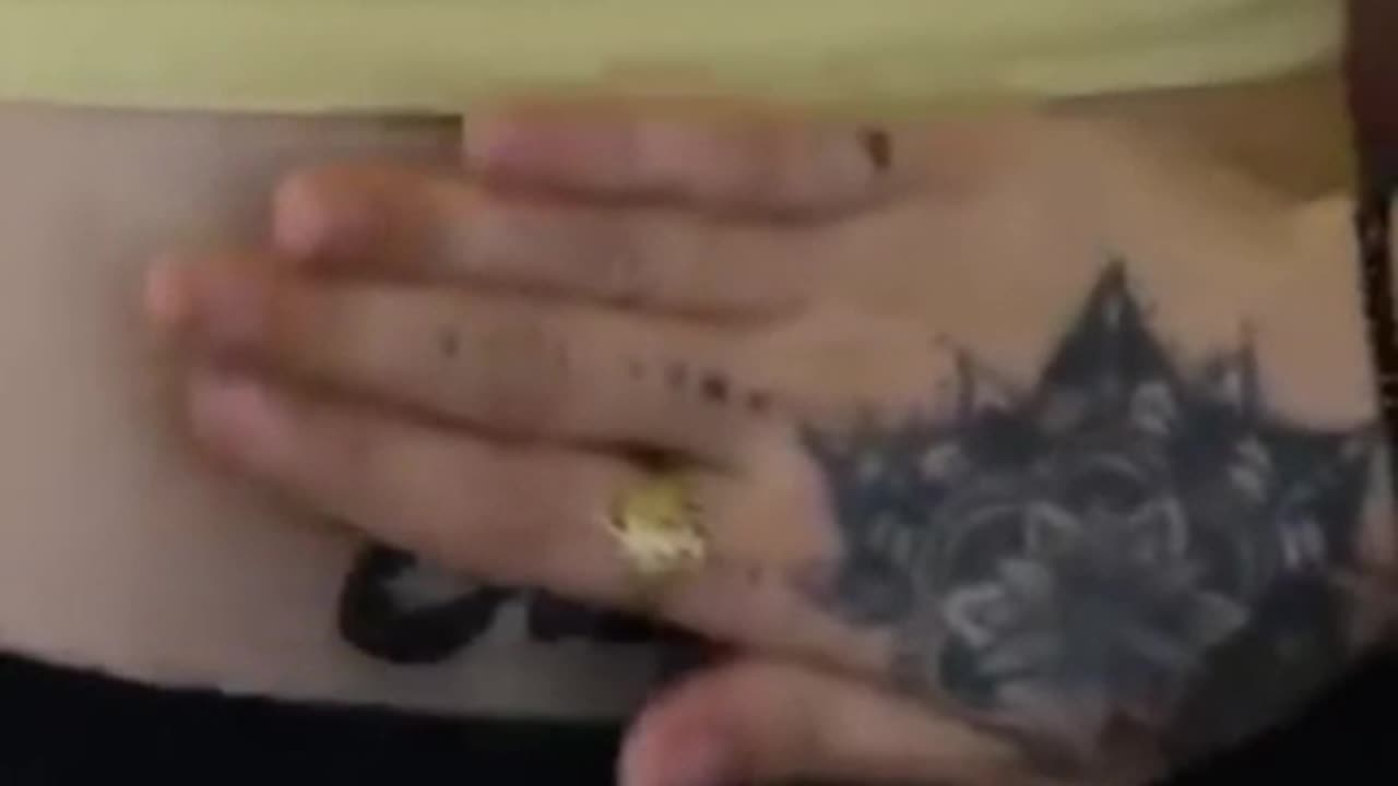 Alex Botez Gets a Tattoo