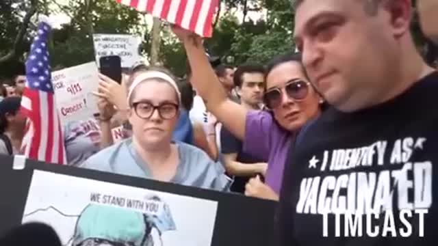 Nurses Protesting In NYC