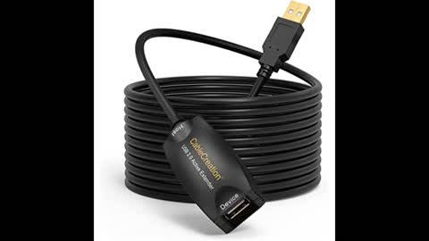 Review: C2G 38989 USB Active Cable - USB 2.0 A Male to B Male Active Cable for Printers and Sca...