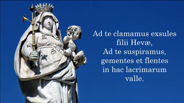 Salve Regina Latin Chant