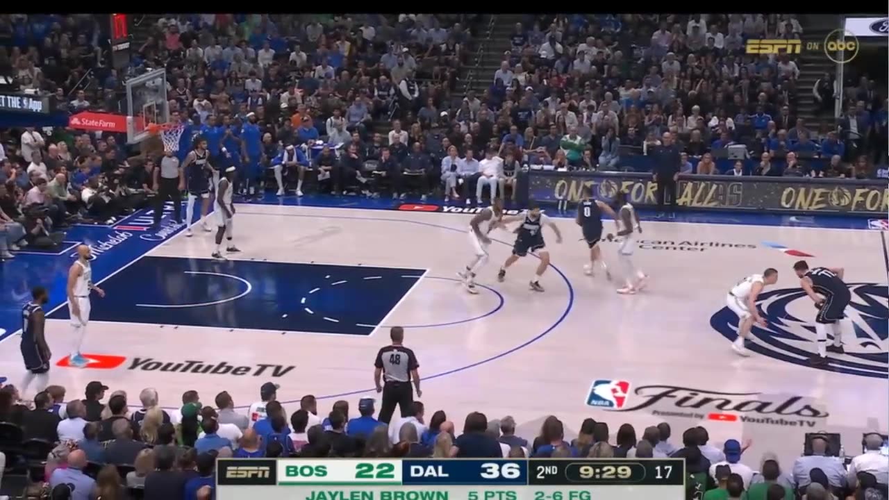 2ND QUARTER BOSTON CELTICS AT DALLAS MAVS