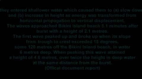 The First man-made massive tsunami ever recorded in History