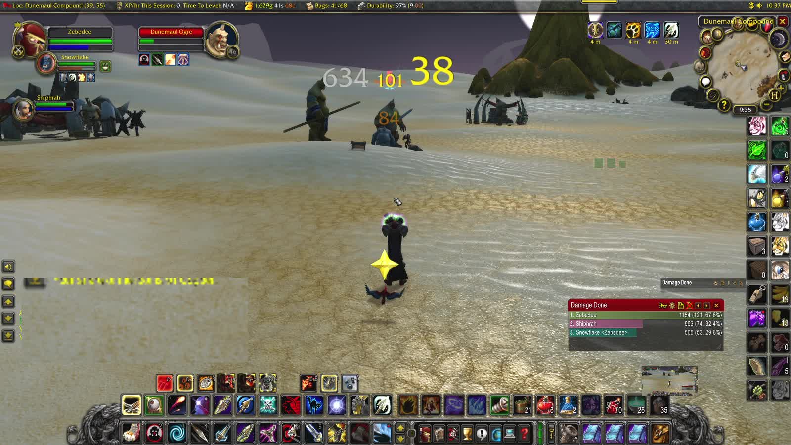 World of Warcraft Classic Hunter and Paladin travel to the desert for spoils of war