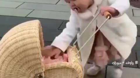 Funny children baby baby