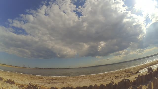 Timelapse weather Таймлапс над Куяльником Одесса