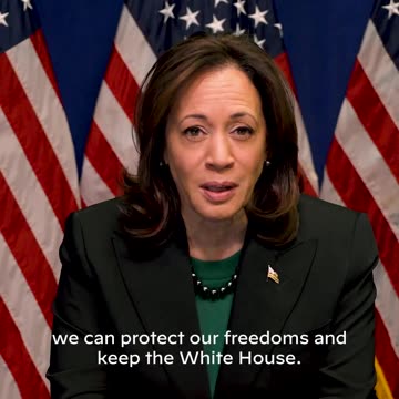 Kamala Harris Says The Candidate Of 'Chaos And Division' Can't Win In November (Hey, I Agree!)