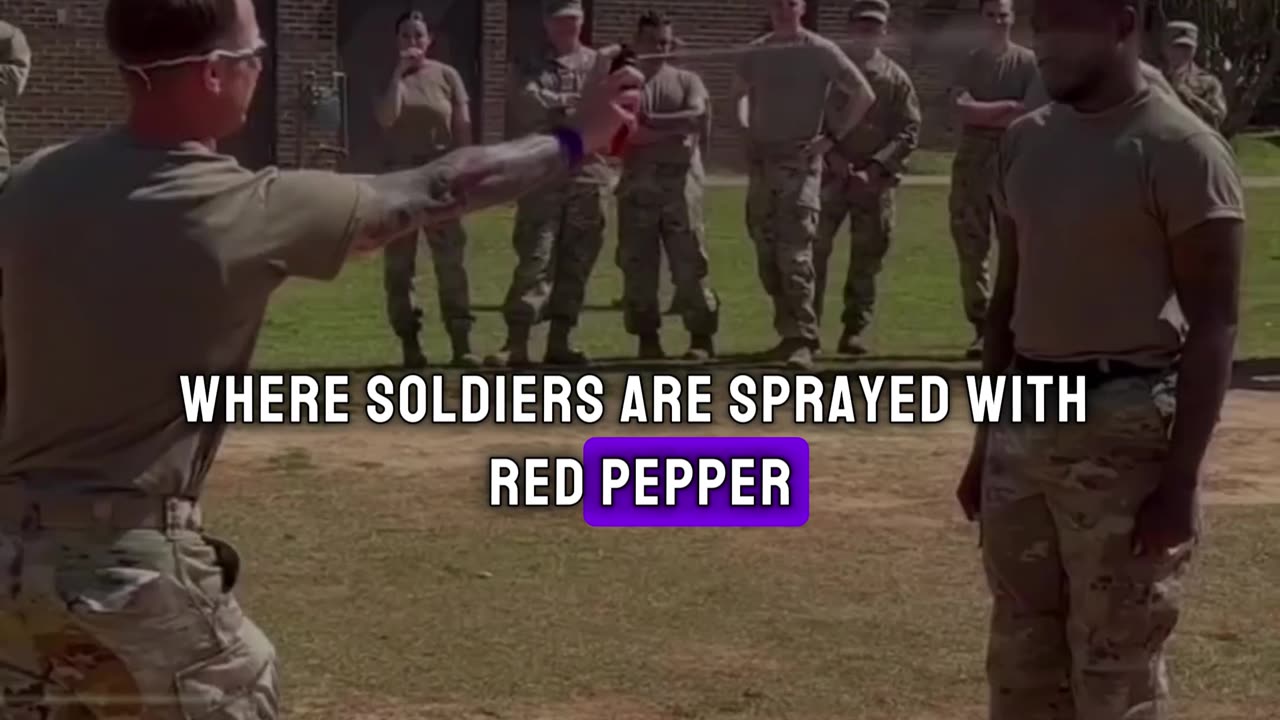 US Army Pepper Spray Training.#army #motivation #viral #imperialfacts