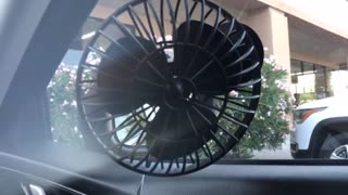 Generic 4.5” 12 volt suction cup car fan unboxing!