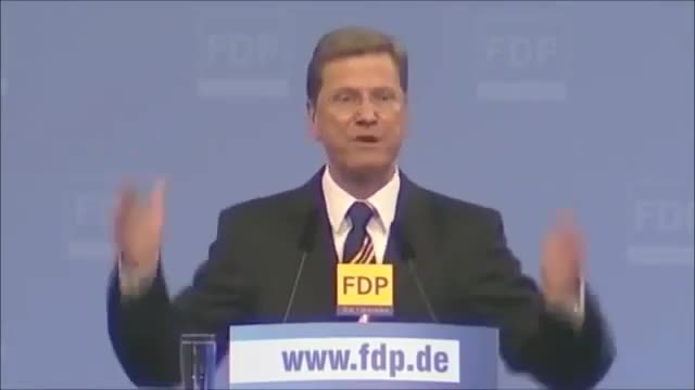 Guido Westerwelle - "Die Freiheit ist in Gefahr, wenn die Bürger ihr eigenes Immunsystem vergessen."