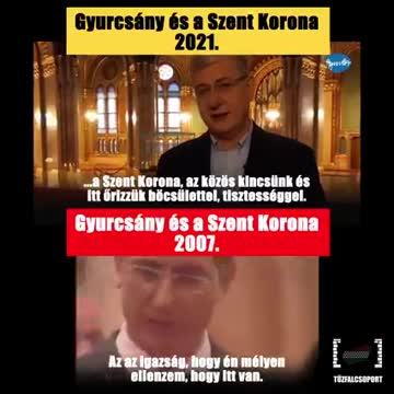 Gyurcsány és a Szent Korona